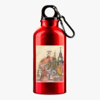 Металлическая бутылка 400 мл UV-DTF