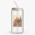 Банка с бамбуковой крышкой