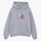 Толстовка худи оверсайз