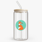 Банка с бамбуковой крышкой