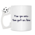 Кружка с футбольным мячиком