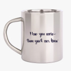 Кружка металлическая