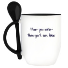 Кружка с ложкой