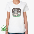 Женская футболка органик