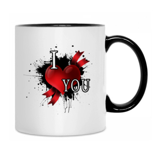 Кружка с принтом Love