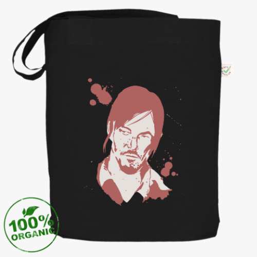 Сумка шоппер с принтом Daryl Dixon