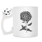 Кружка с футбольным мячиком