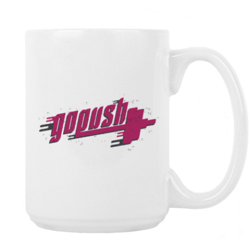 Кружка с принтом жми