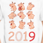 2019 год Свиньи