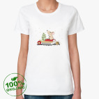 Женская футболка органик