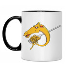 Кружка двухцветная