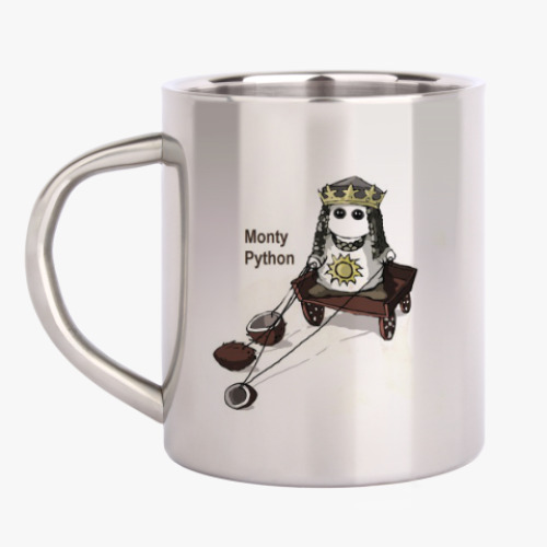 Кружка металлическая с принтом Monty Python