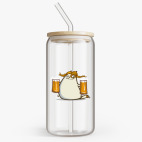 Банка с бамбуковой крышкой