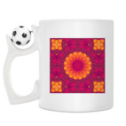 Кружка с футбольным мячиком