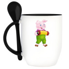 Кружка с ложкой