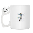 Кружка с футбольным мячиком