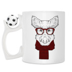 Кружка с футбольным мячиком