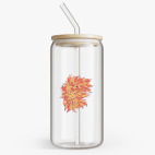 Банка с бамбуковой крышкой