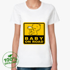 Женская футболка органик