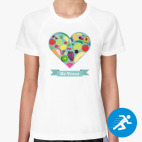 Женская спортивная футболка