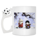 Кружка с футбольным мячиком