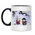 Кружка двухцветная