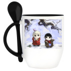 Кружка с ложкой