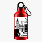 Металлическая бутылка 400 мл UV-DTF