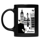 Кружка цветная UV-DTF