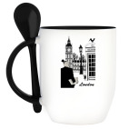 Кружка с ложкой