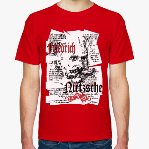 Футболка с принтом Философ Фридрих Ницше