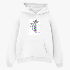 Толстовка худи оверсайз