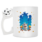Кружка с футбольным мячиком