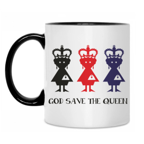Кружка с принтом Королева Елизавета II