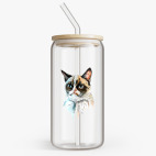 Банка с бамбуковой крышкой