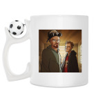 Кружка с футбольным мячиком