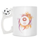 Кружка с футбольным мячиком