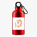 Металлическая бутылка 400 мл UV-DTF