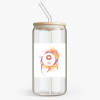 Банка с бамбуковой крышкой