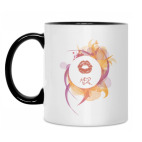 Кружка двухцветная