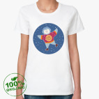 Женская футболка органик