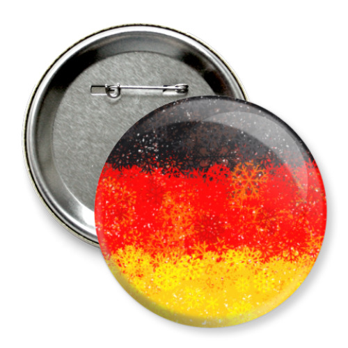 Значок 75мм с принтом Флаг Германии