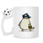 Кружка с футбольным мячиком