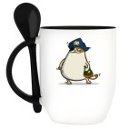 Кружка с ложкой