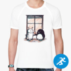 Мужская спортивная футболка