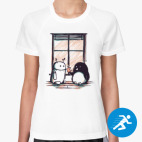 Женская спортивная футболка