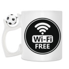 Кружка с футбольным мячиком