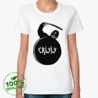 Женская футболка органик