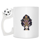 Кружка с футбольным мячиком