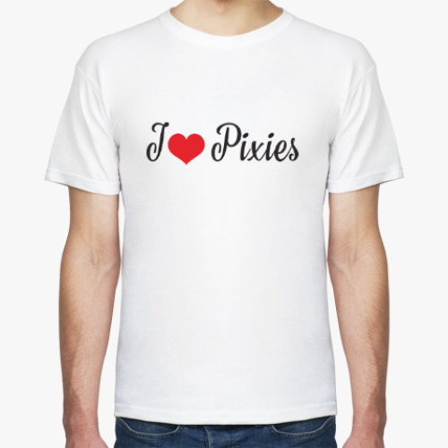 Футболка с принтом I love Pixies